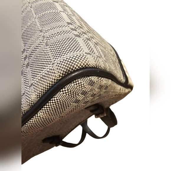 Burberry Grey Plaid Canvas Tote Bag w/ COA - Picture 9 of 15